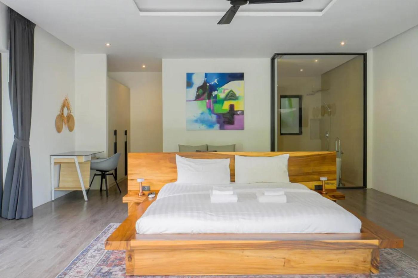 Phra Chan Villa 2Br - Infinity Pool & Sea View Chaweng  Bagian luar foto